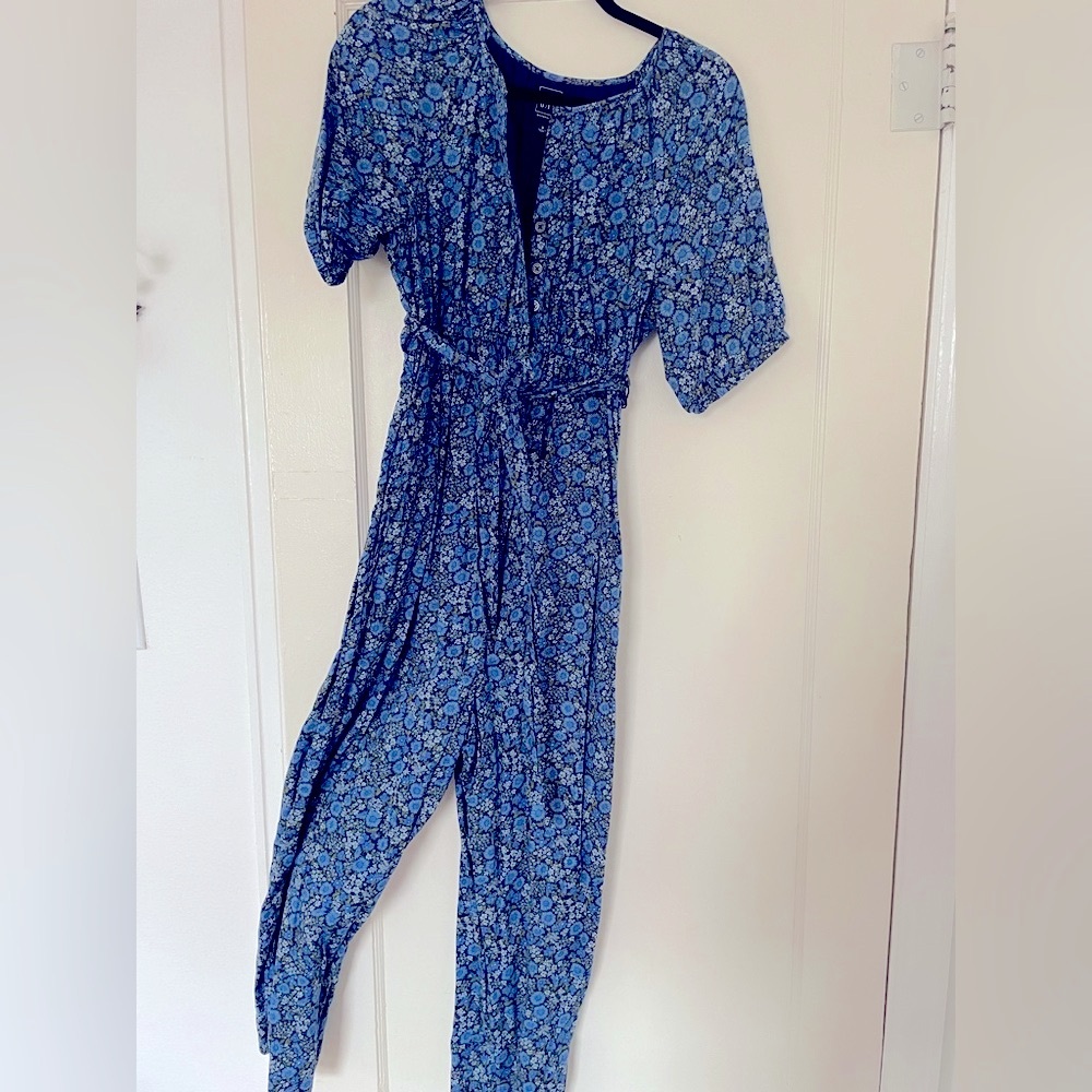 The Gap Floral Maternity Jumpsuit